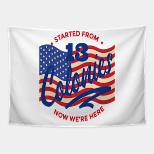 Happy Red, White, and Blue! Tapestry