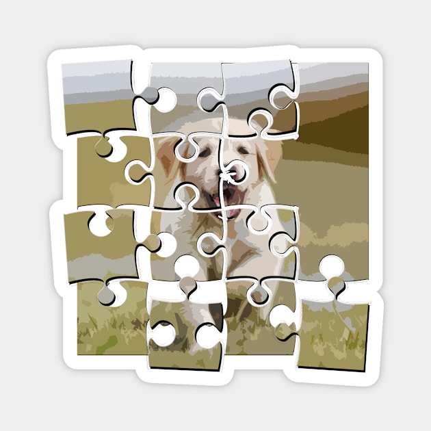 Pet Puzzle Magnet by NFNW