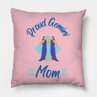 Proud Gemini Mom Astrology Zodiac Pillow