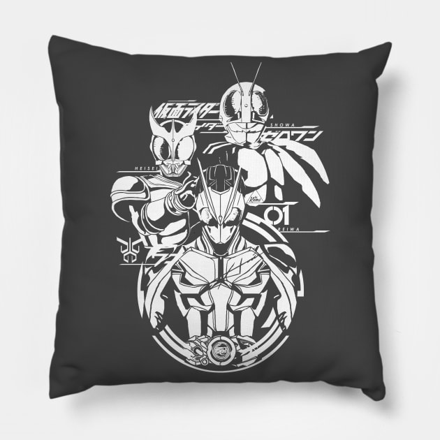 3 GENERATIONS RIDER Pillow by Hamimohsin