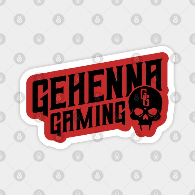 Gehenna Gaming (Black) Magnet by highcouncil@gehennagaming.com