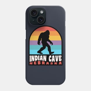 Indian Cave State Park Nebraska Bear Badge Phone Case