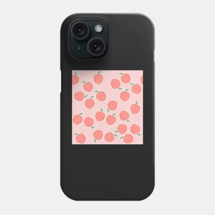 Peachy Keen on light pink Phone Case