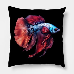 Siamese fighting fish Pillow