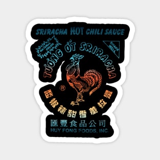 Sriracha Vintage Design Magnet