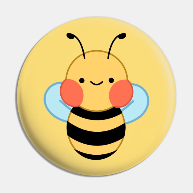 Cute Bumble Bee Pin by RosemaryRabbit