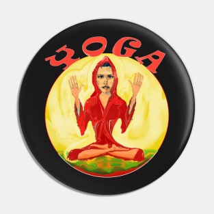 Namaste Yoga Lovers Goddess Yogini Gift Pin