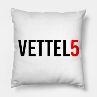 Sebastian Vettel 5 Design Pillow