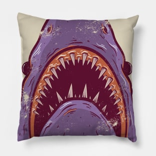 Shark head Design T-shirt STICKERS CASES MUGS WALL ART NOTEBOOKS PILLOWS TOTES TAPESTRIES PINS MAGNETS MASKS Pillow