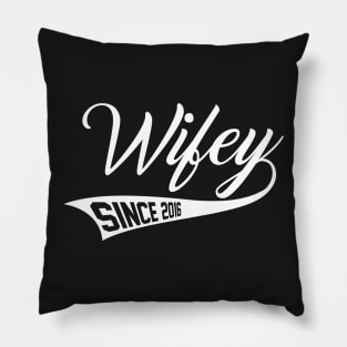 Women's Wifey Shirt Shirt Pillow