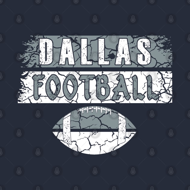Dallas City Football Cool Distressed by FFFM