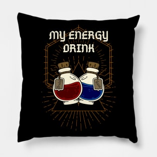 My Energy Drink - Health and Mana Potion Pillow