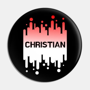 Gradient Christian Pin