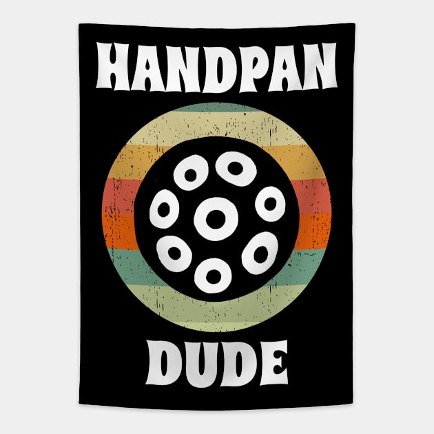 Handpan Dude Tapestry by coloringiship