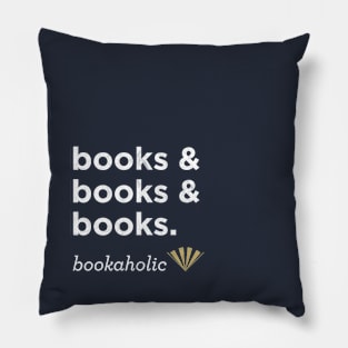 Bookaholic shirt Pillow