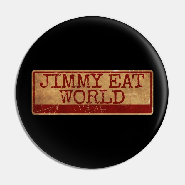 Aliska text red gold retro,Jimmy Eat World Pin by Aliska