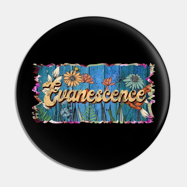 Retro Evanescence Name Flowers Limited Edition Proud Classic Styles Pin by Friday The 13th