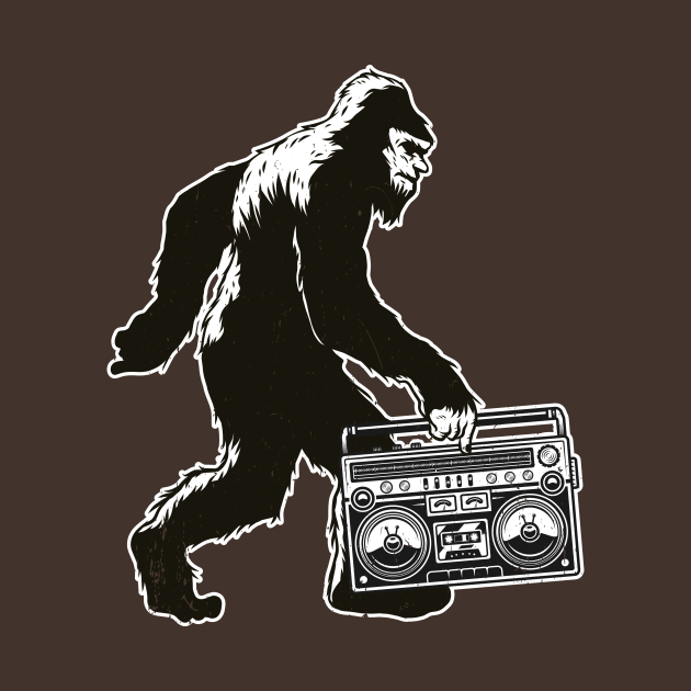 Disover Funky Sasquatch - Retro Vintage Aesthetic - T-Shirt