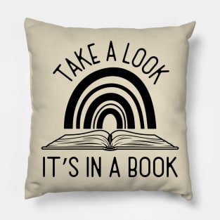 Take A Look It’s In A Book Pillow