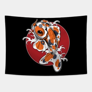 Koi and Sun Tapestry