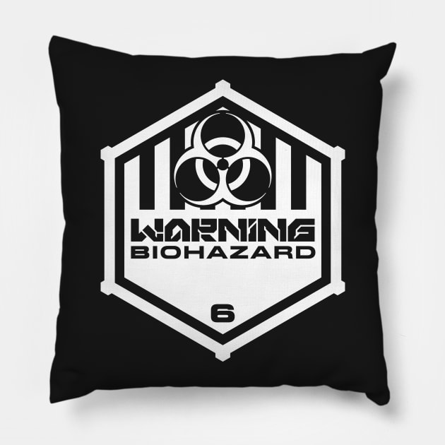 Warning: Biohazard Pillow by TerminalDogma