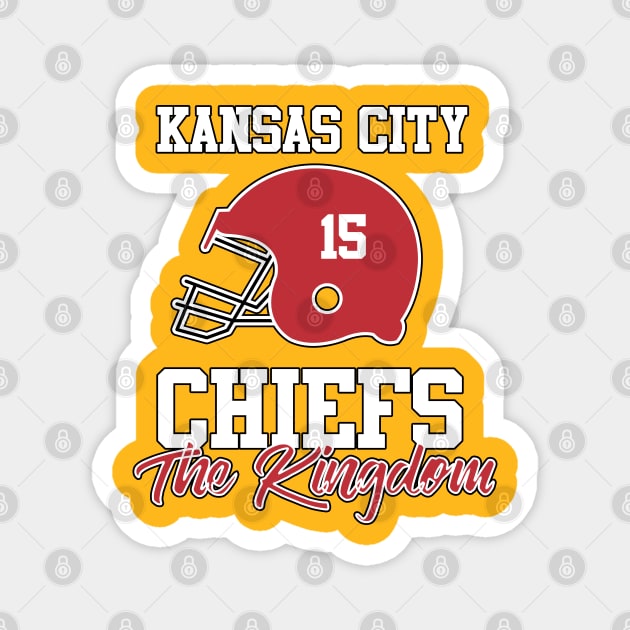 Kansas city chiefs Magnet by FootballBum