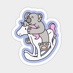 Koala and Unicorn Magnet