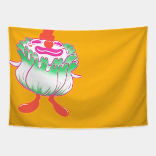 Cabbage Clown Tapestry