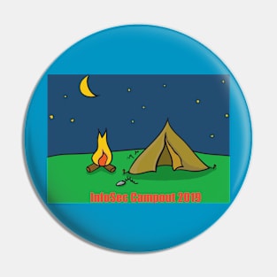 Official InfoSec Campout 2019 Tee Pin