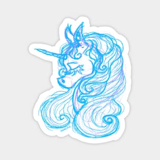 Unicorn Sketch Magnet