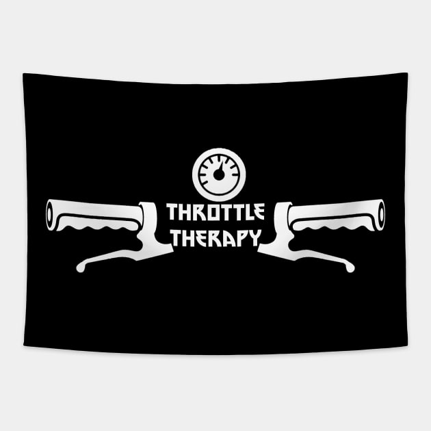 Throttle Therapy Tapestry by BadAsh Designs