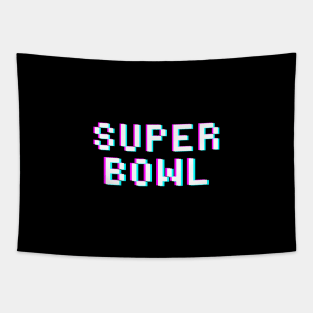 Super Bowl Showdown Typography Tee Tapestry