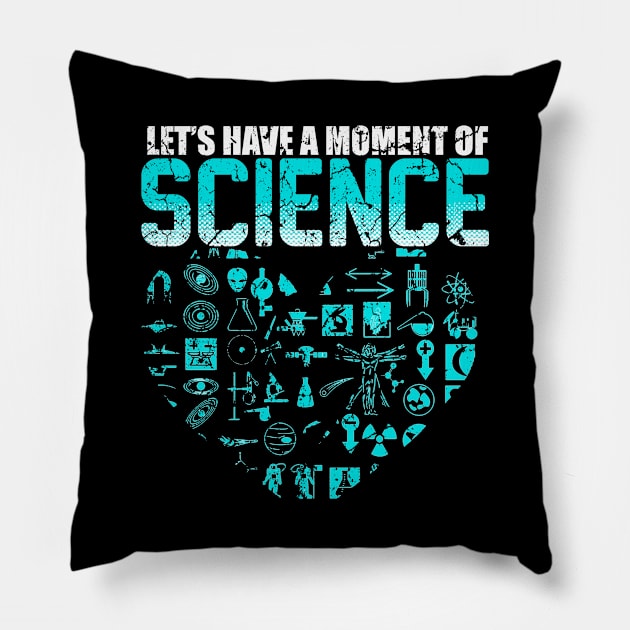 Let's have a moment of Science. Pillow by Mila46