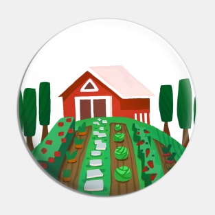 Support local farmers Pin