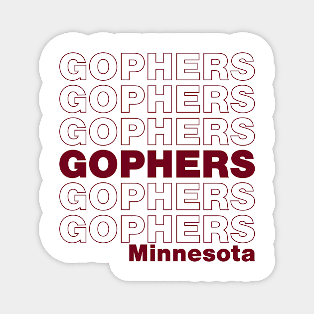 Gophers Magnet by sydneyurban