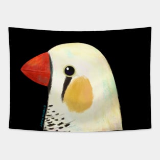 Chestnut Flanked Zebra Finch Bird Tapestry