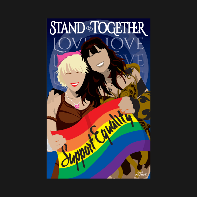 Warrior Princess Support Equality by CuddleswithCatsArt