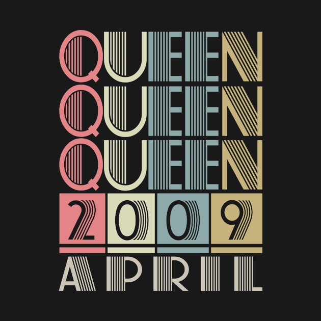 2009 - Queen April Retro Vintage Birthday by ReneeCummings