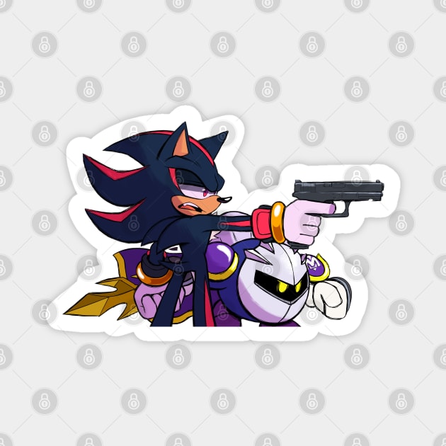 Shadow and Meta Knight Magnet by Lunatyk