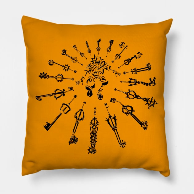 Keyblades' Master Pillow by Nykos