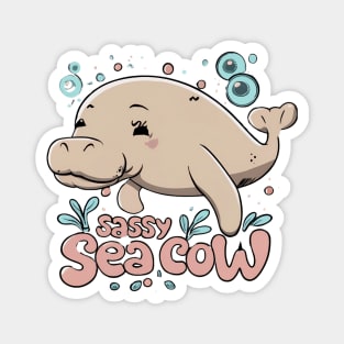 Sea cow manatee Magnet