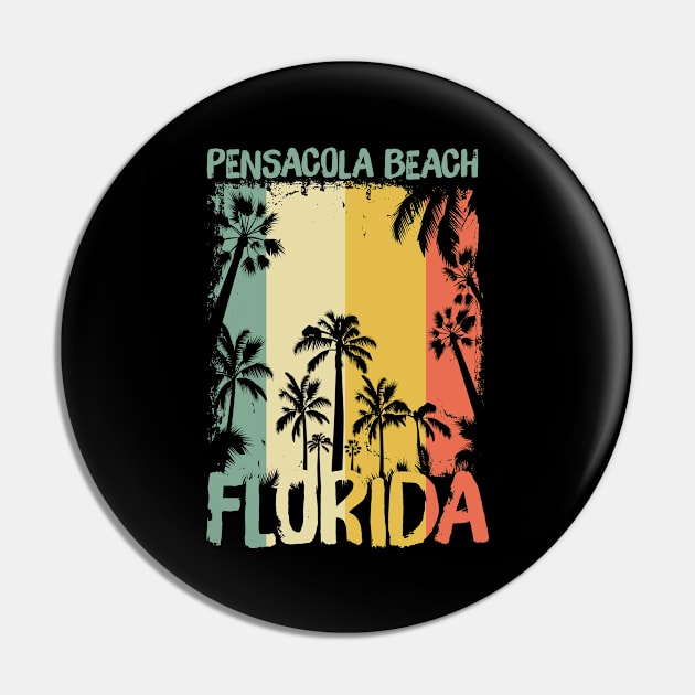 Vintage 70s 80s Pensacola Beach Vacation Souvenir Pin by paola.illustrations