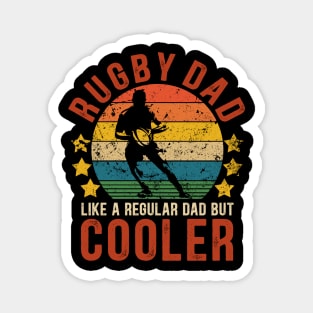 Rugby Dad Funny Vintage Rugby Father's Day Gift Magnet