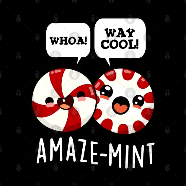 Amaze-mint Cute Mint Leaves Pun by punnybone