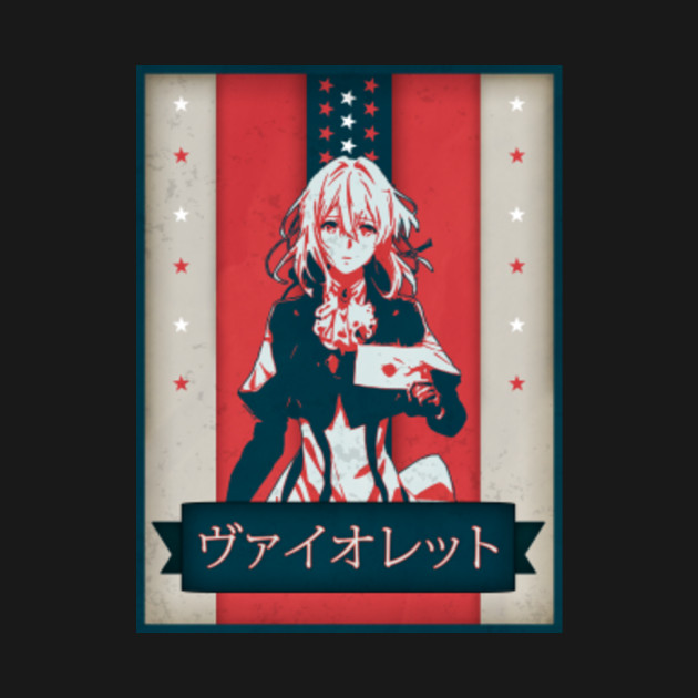 Disover Violet Evergarden - Political Anime Poster Shirt - Violet Evergarden - T-Shirt