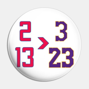 Clippers over Lakers Pin