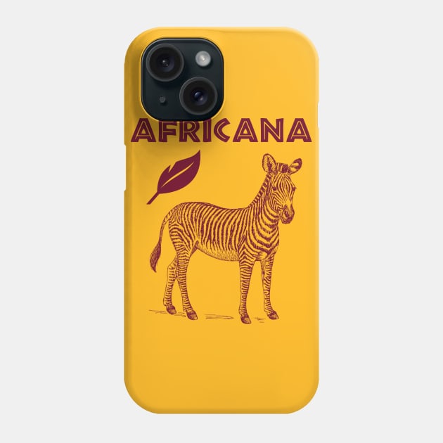 ZEBRA AFRICANA Phone Case by COIN SHOP