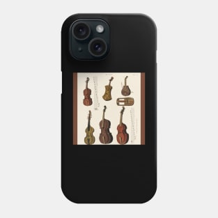 Antique Violin Viola, and Cello Phone Case