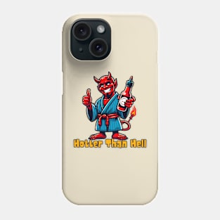 Hot sauce devil Phone Case