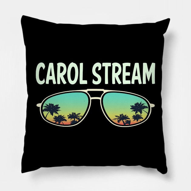 Nature Glasses Carol Stream Pillow by rosenbaumquinton52